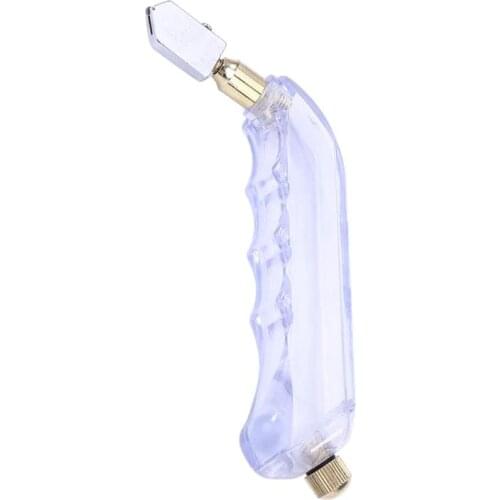 1pc Grip 0iled Tile Glass Cutter Tungsten Carbide Stained Tools for 1-15mm 3-12mm DIY Tile Mirror Craft Cutting Hand Tools