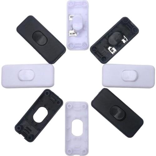 1PCS witch Rocker Button Halfway ON/OFF Inline Switch Switch Cord Desk Cable Table Lamp Light Inline 220V Z1M3