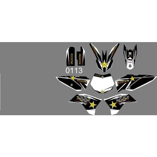 3M 0113 Motorcycle Team Graphic & Backgrounds Decal Stiker Kits for KTM SX65 2009 2010 2011 2012