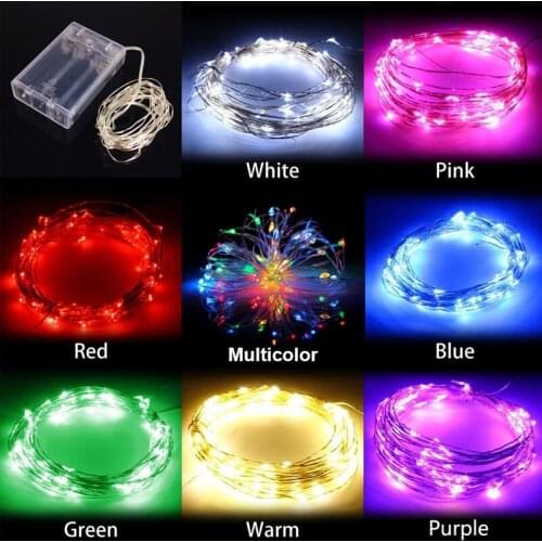 5Meter 50 LEDS Light Strap Lamp Waterproof For Home Garden Wedding Decoration Christmas Tree Ornament Home Decor