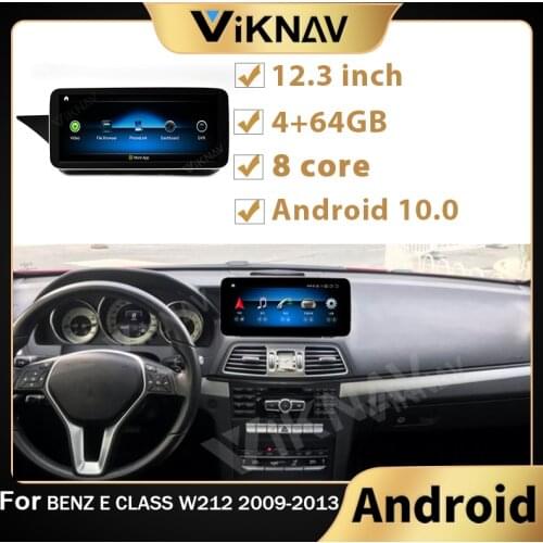 Android car radio multimedia player for benz E Class W212 2009 2010 2011 2012 2013 car GPS navigation head unit stereo recorder
