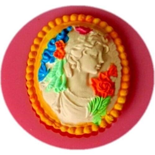 Free Shipping Silicone Beauty Shaped Turn Sugar Chocolate Mold Baking Cake Pastry Pudding Dough Soap Mould DIY Tools Gift
