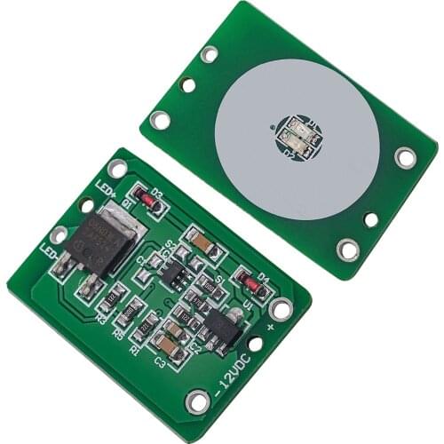 12V Capacitive Touch Switch Sensor Module Push Button Touching Key Module Jog Latch With Relay DC 6-20V 3A TTP223