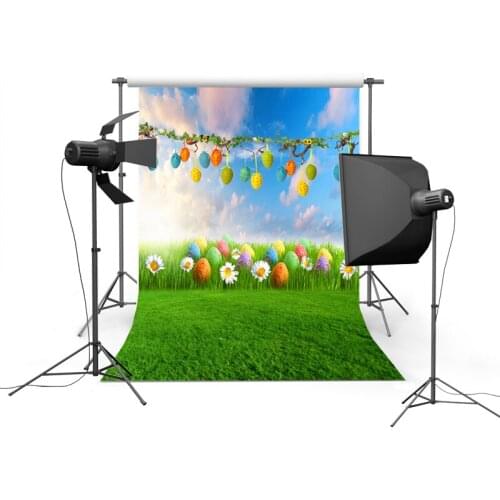 Blue sky baby shower photography background polyester child photo backdrops of photographic studio accessories photophone GE-041