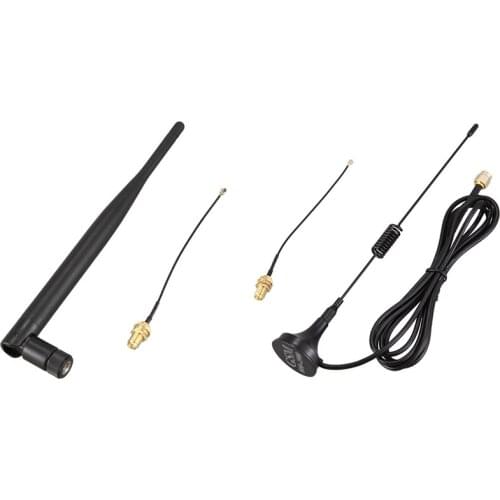GSM/900MHZ-1800MHZ Antenna Small Sucker Extremely & 900-1800MHZ Antenna 5Dbi GSM RP-SMA Plug Rubber Waterproof