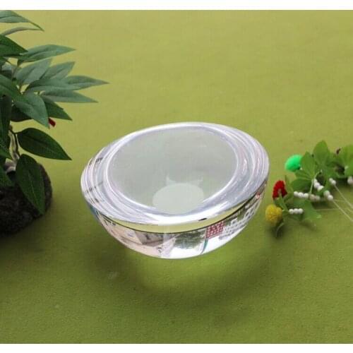 Fengshui Stone 10pcs 50mm Vintage Glass Magnifying Dome Paperweight As Desktop Desk Cut Crystal Hemisphere Natural Stone Craft