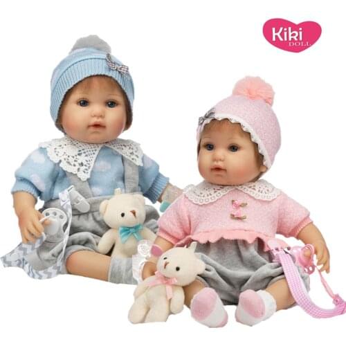 Reborn baby doll Newborn bebe reborn Gift Lifelike soft silicone dolls baby toy Vinyl Doll Toy Best Playmates for Kids