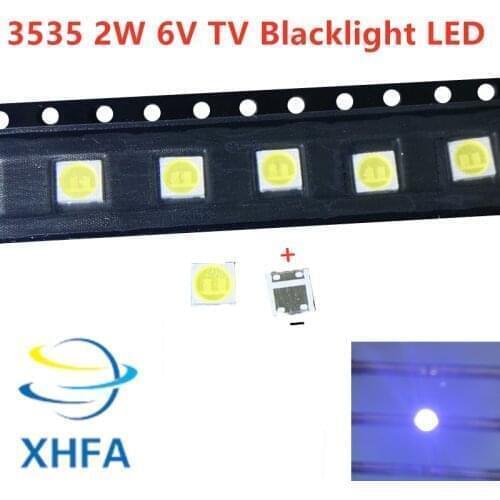 200pcs NEW LG FOR LCD TV repair Lg led TV backlight strip lights with light-emitting diode 3535 SMD LED beads 6V LG 2W