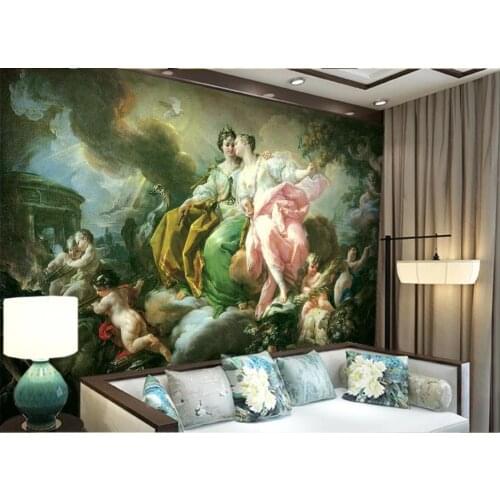 Custom photo wallpapers 3d murals wallpaper European fairy little angel TV background wall papers for living room decoration