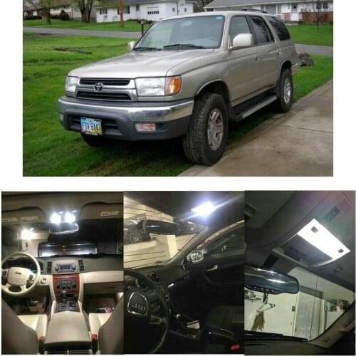 Interior Led lights For 2001 Toyota 4Runner Avalon Camry Land Cruiser Sequoia Sienna Solara Tundra Dome Light Map Light