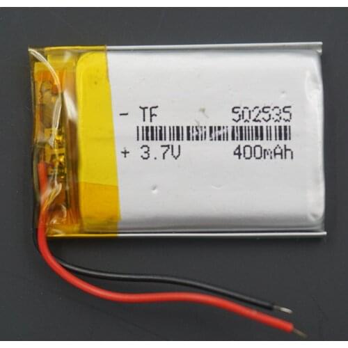 XINJ 3.7V 400mAh Li Polymer li ion Battery 502535 For GPS Sat Nav E-book bluetooth speaker wireless earphones driving recorder
