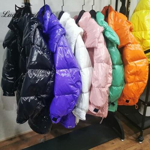 Women Winter Thick Warm Fashion Hooded Down Jacket Female New Brand Parkas Outerwear Ladies Casual Loose Plus Size Coats ML223