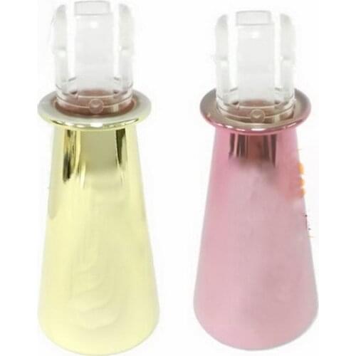 CHAMPAGNE GOLDEN SIPPERS FOR MINI SPLIT BOTTLES Nozzle Straws Sipper Wine Pours