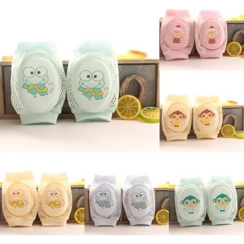 1Pair Baby Knee Pads Skin-friendly Breathable Fine Workmanship Babies Crawling Walking Knee Leggings Summer Toddler Protector