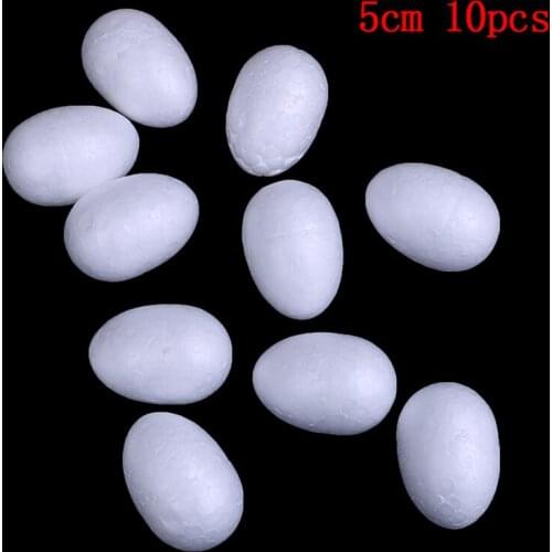10PCS DIY Foam Easter Eggs Foam Crafts For Easter Party Decor 3/4/5/6/7CM Eggs