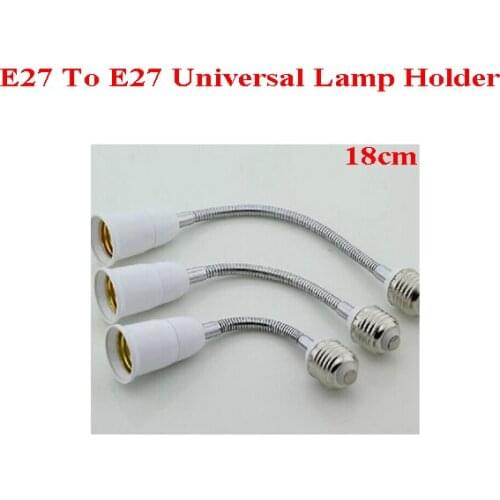 10Pcs/Lot E27 to E27 Universal Extend Lamp Holder Converter Socket Conversion E27 Extend Lamp Holder Adapter Light Bulb Base