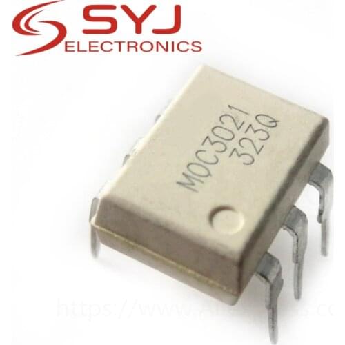 10pcs/lot MOC3021 EL3021 K3021P 3021 DIP-6 In Stock