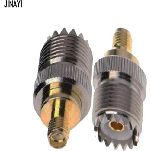 10pcs SMA Female Jack To UHF Female SO239 Connector RF Coax Coaxial Adapter