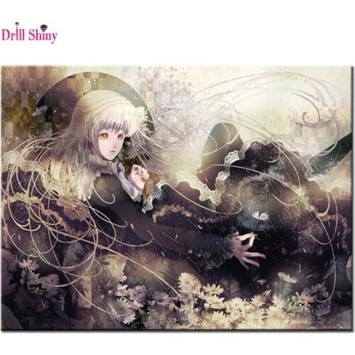 3D diy Diamond painting drawing anime girl crystal diamond embroidery mosaic cross stitch kits home Decor painting rhinestones