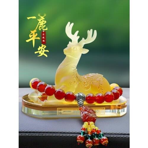 Car Interior Design Accessories Decoration Car Creativity All the Way Safe Deer High-End Men and Women Perfume Holder Car