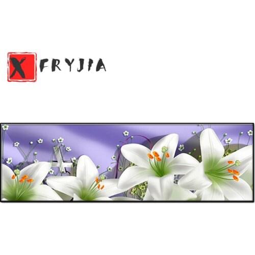 5d diy diamond painting lily flower full square round diamond embroider mosaic stitch cross large size for 2021 New arrival gift