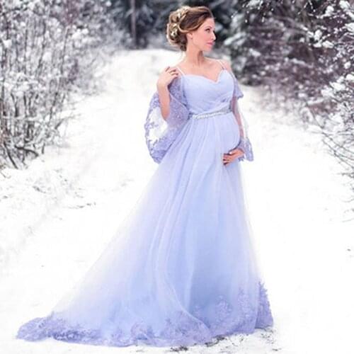 2020 Arabic Wedding Dress Flare Sleeve Bridal Gown for Pregnant Dubai Vestidos de Novia Plus Size Appliques Dress Robe de Mariee