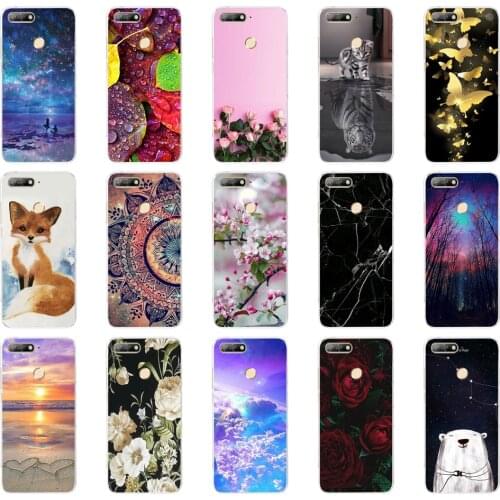 A For Huawei Honor 7A pro 5.7"inch AUM-L29 Case Soft Silicon TPU Phone Back cover 360 Protective Case For Huawei Honor7A pro