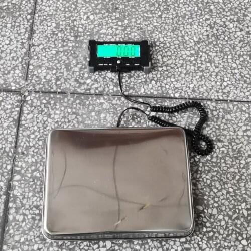 DS 200kg Integrated storage display Electronic Balance Digital Postal Scale LCD Floor Weighing Scale Platform Stainless steel