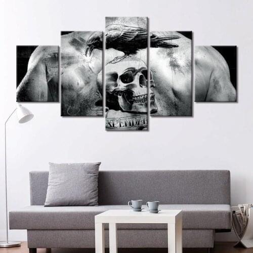 Poster Print Canvas Painting skull Picture Home Decor Home Decorative Modern Wall Art Framework
