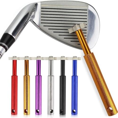 Golf Club Grooving Sharpening Tool Sharpener Head Strong Wedge Alloy Wedge Grooving Cleaner Golf Accessories