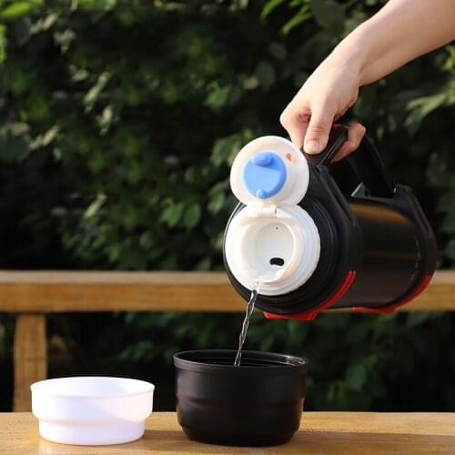 Ice cube Large Capacity Insulation Pot Mens and Womens Outdoor Portable Vehicle-Mounted Kettle Thermos Cup Household Thermo
