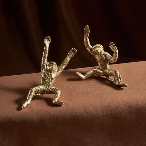 Brass handles for cabinets and drawers Nordic luxury cabinets wardrobe doors gold single hole handles for furniture brass knobs