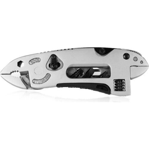 120mm Multi-functional Flat Nose Pliers Hand Tools High Quality Folding Multitool Pliers and Stainless Steel Wrench Outdoor Tool