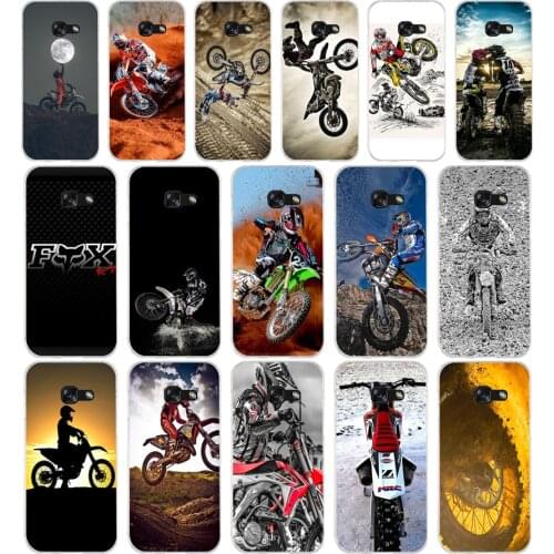 248 Motocross moto cross dirtbikes Soft Silicone Tpu Cover phone Case for Samsung a3 2016 a5 a6 plus a7 a8 a9 star lite s6 7 8 9