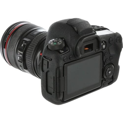 Soft Silicone Rubber 6d2 Camera Protective Body Case Skin For Canon 6D Mark II Camera Bag protector Cover black green yellow