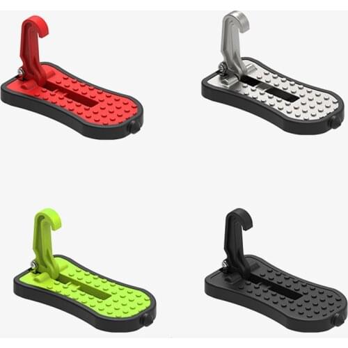 Universal Foldable Auxiliary Pedal Roof Pedal Foldable Car Vehicle Folding Stepping Ladder Foot Pegs Easy Access Car Accessories