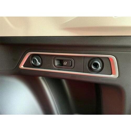 ABS Chrome For Subaru Forester 2019 Rear Trunk Buttons Covers Trim Frame Decoration Stickers Car-Styling Accessories