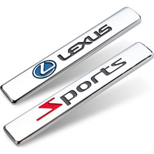 3D Metal Car Emblem Sticker Sport VIP Logo Badge Accessories For Lexus IS200 IS250 LS430 CT200h RX450h GS300 LX570 IS300 ES RX