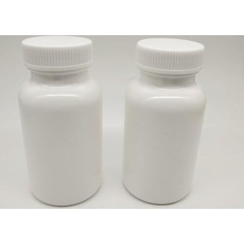 Free shipping 10pcs/lot 150ml white round HDPE plastic medicine pill bottle with screw cap, 150cc 3oz plastic pill bottles