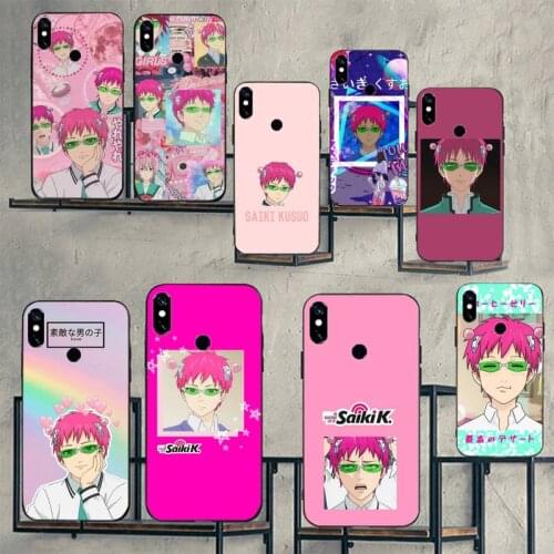 The Disastrous Life of Saiki K Saiki Kusuo Phone Case For Xiaomi Redmi note 7 8 9 pro 8T 9S Mi Note 10 Lite pro