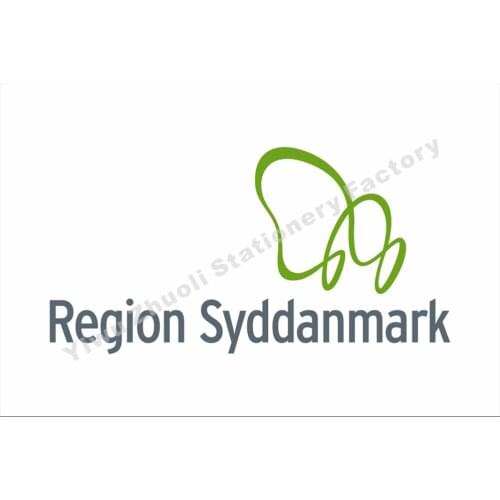 Denmark Region Syddanmark Flag 150X90cm (3x5FT) 120g 100D Polyester Double Stitched High Quality Banner Free Shipping