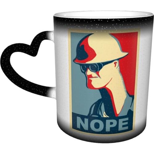 Engineer Mug Latte Color Changing Mug Creative Funny Porcelain Cups