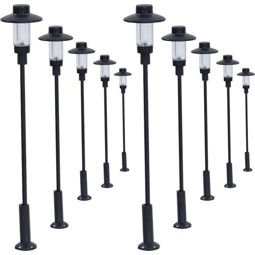 Model Miniature Garden Lamp 12V led Lighting For Train Railway Railroad Scenery Landscape