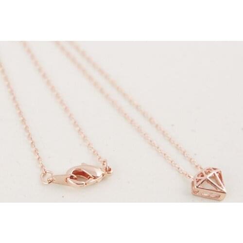 Fashion jewelry gold silver plated cute necklace