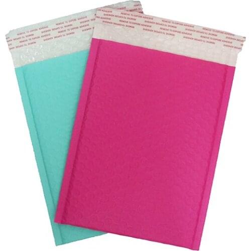 5Pcs 18x23cm Plastic Bubble Envelope Green Shockproof Poly Mailers Waterproof Shipping Bag With Bubble Logistics Packing Pouches