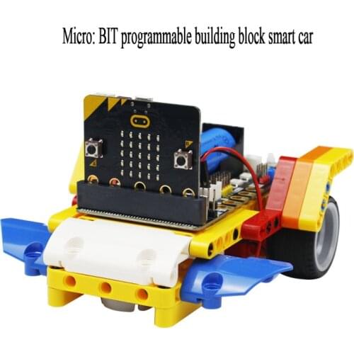 Micro: Bit Programmable Building Blocks Smart Car Microbit Robot Kit Technology Assembled Python