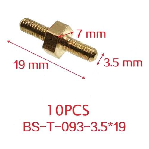 10pcs hoop adjusting screws for some of Tajima SWF Chinese embroidery machine hoops - diameter 3.5mm / length 19mm