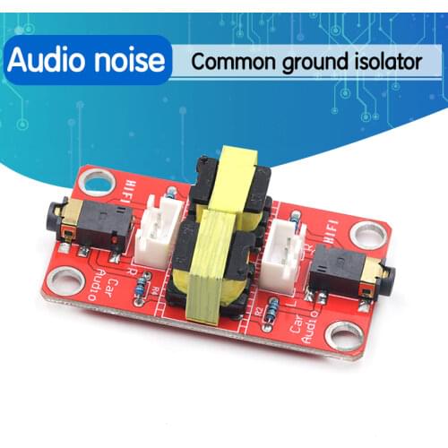 Taidacent Audio Noise Common Ground Noise Isolator 3.5mm AUX Noise Filter Isolator Car Audio Navigation GPS Current Sound Filter