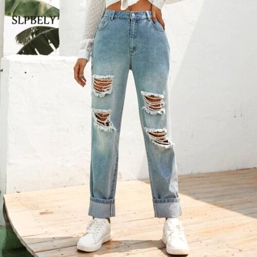 Женские джинсы бойфренды SLPBELY China At AliExpress