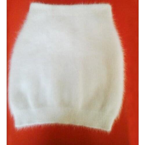 100% Real Mink Cashmere Skirt Short Skirts for Women Natural Soft Handfeel Sexy Skirt tsr567